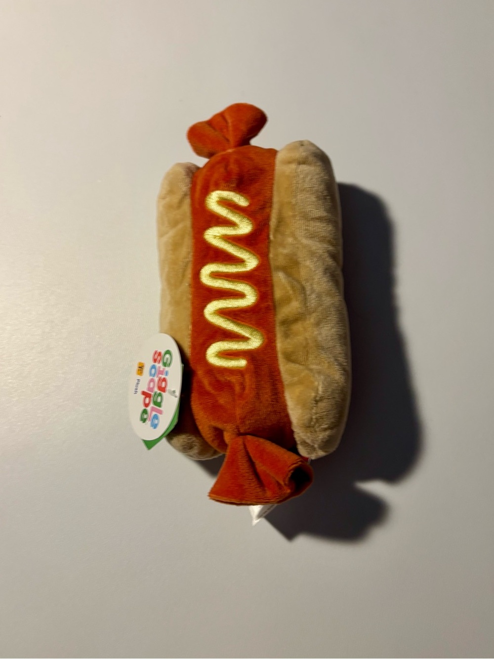 Gigglescape Hot Dog Plush Stuffed Toy Target BBQ Food Mustard Summer Picnic NWT